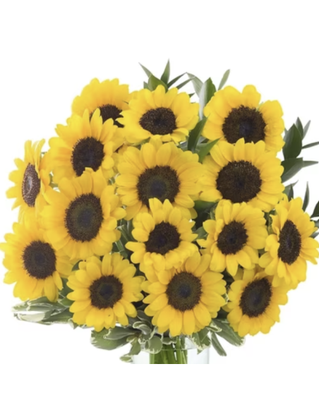 Wholesale Mini Sunflowers (10 Stems) | Bulk Small Yellow Flowers