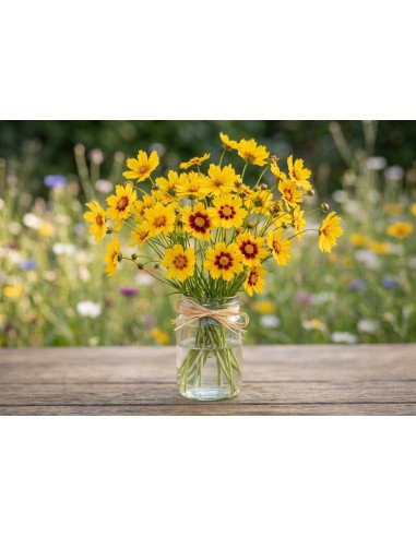 Fresh Coreopsis Growers Bunch (Sunny Yellow Stems) | FlowerBunches